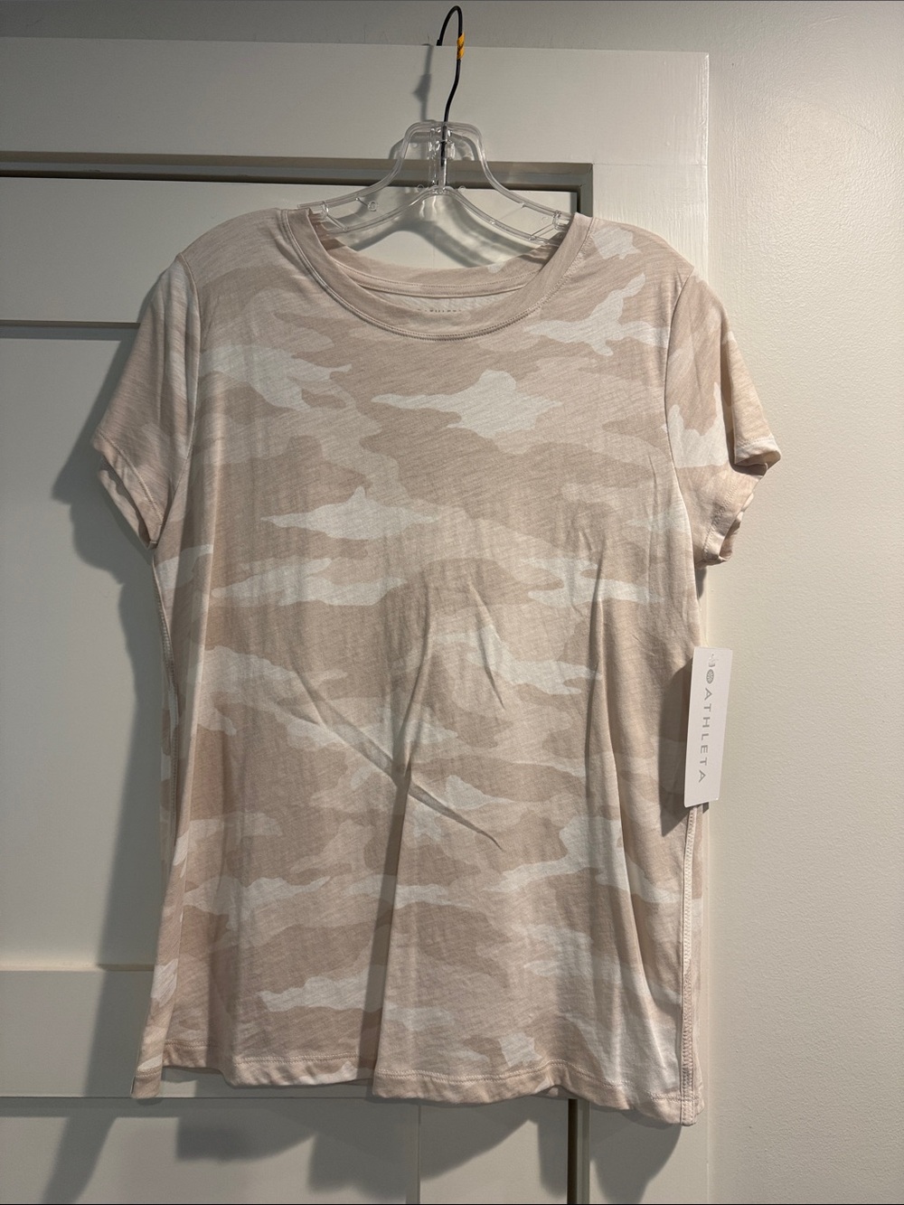 NWT Athleta Organic Daily Camo Crew